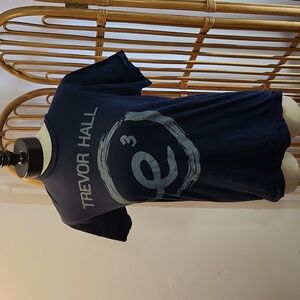 Trevor Hall navy blue 2011 concert tour tee shirt